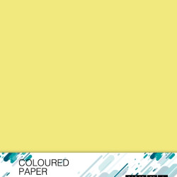 Krāsains papīrs College A4 80g/m², 50 loksnes,  ZG34, Lemon Yellow
