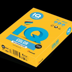 Krāsains papīrs IQ A4, 80g/m², 500 loksnes, SY40, Sun yellow