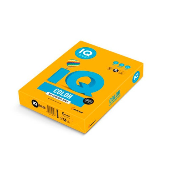 Krāsains papīrs IQ A4 160g/㎡, 250 loksnes AG10, Old gold