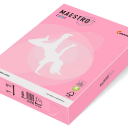 Krāsains papīrs IQ A4 160g/㎡, 250 loksnes, PI25, Pink