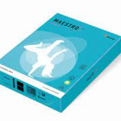 Krāsains papīrs IQ A4 160g/㎡, 250 loksnes, AB48, Aqua blue