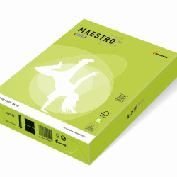 Krāsains papīrs IQ A4 160g/m², 250 loksnes, LG46, Lime green