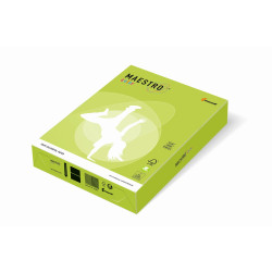 Krāsains papīrs IQ A4 160g/m², 250 loksnes, LG46, Lime green