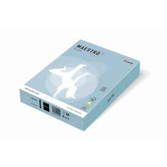 Krāsains papīrs IQ A4 160g/㎡, 250 loksnes, OBL70, Ice blue