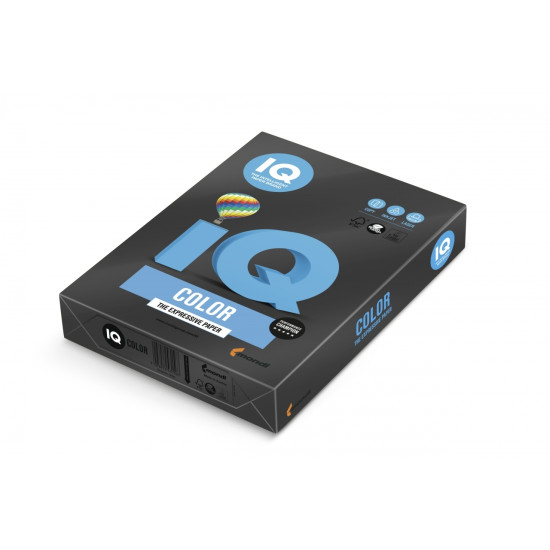 Krāsains papīrs IQ A4 160g/m², 250 loksnes, B100, Black