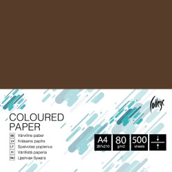 Krāsains papīrs College A4 80g/m², 500 loksnes, CC53, Brown