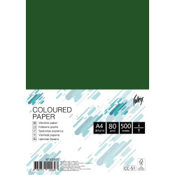 Экологичная цветная бумага College CC-51, Deep Green