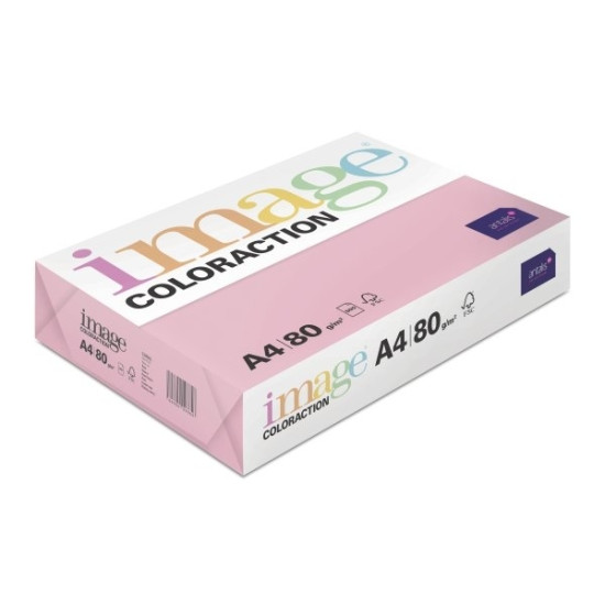 Papīrs IMAGE COLORACTION 80g, A4 (500)  rozā Coral