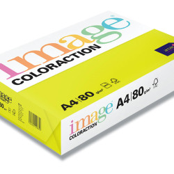 Krāsains papīrs IMAGE COLORACTION, 80g, A4, 500 loksnes Ibiza/Neon Yellow