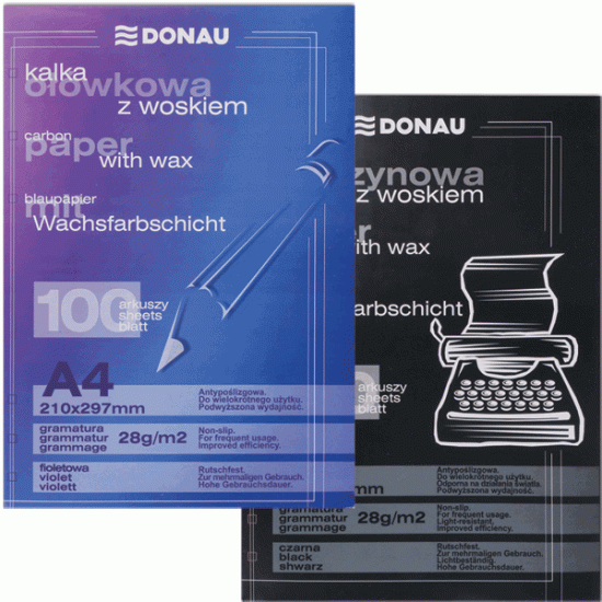 *Kopējamais papīrs DONAU, A4 (100) melns