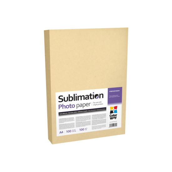 Fotopapīrs ColorWay Sublimation A4, 100g, 100 loksnes
