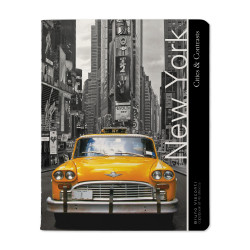 *Rūtiņu klade Bruno Visconti City New York A5, 48 lapas, mīkstos vākos