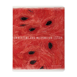 *Rūtiņu klade Bruno Visconti Exotic Fruits Watermelon A5, 48 lapas, mīkstos vākos