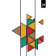 Тетрадь College CL, Лежит плоско, Multicolor