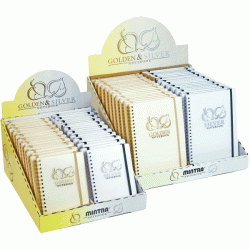 *Klade ar spirāli GOLDEN & SILVER A6, līniju (80)