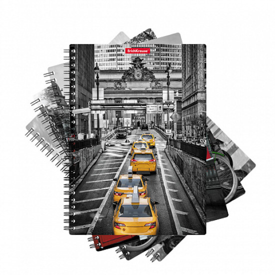 *Klade ar spirāli TRAVEL, rūtiņu, A5/80