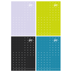 Блокнот Memobook College Supreme, Multicolor, Устойчивый к просачиванию чернил