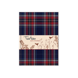 *Rūtiņu klade Tartan Scotlands A4, cietos vākos, 80 lapas