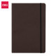 Записная книжка DELI EN112G, Brown, PU Leather Cover