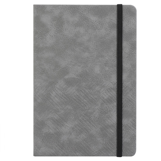 Блокнот DELI EN124G, Grey, PU кожаная обложка