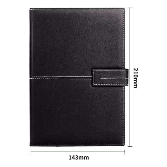 Блокнот DELI EN142G, Black, Magnetic Closure
