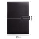 Блокнот DELI EN142G, Black, Magnetic Closure