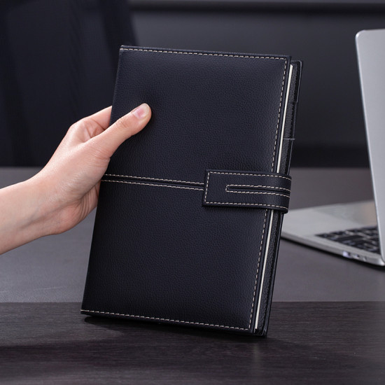 Блокнот DELI EN142G, Black, Magnetic Closure