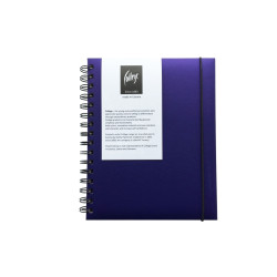 Спиральный блокнот Spiralpad Premium, Purple, Плоское раскрытие