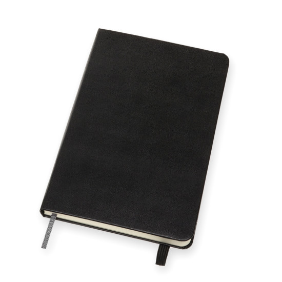 Skiču grāmata Moleskine 11.5x18cm, 88 baltas lapas, cietos vākos, melna