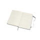 Piezīmju grāmata ar gumiju Moleskine Professional 13x21cm, līniju, cietos vakos, zaļa