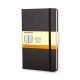 Блокнот Moleskine Classic Pocket Ruled, Black, Эластичная застежка