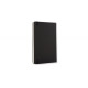 Piezīmju grāmata ar gumiju Moleskine Classic 13x21cm, 240 lapas, rūtiņu, cietos vākos, melna