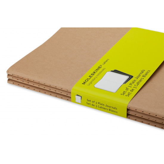 Набор блокнотов Moleskine Cahier, Brown, Отрывные страницы