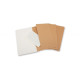 Набор блокнотов Moleskine Cahier, Brown, Отрывные страницы