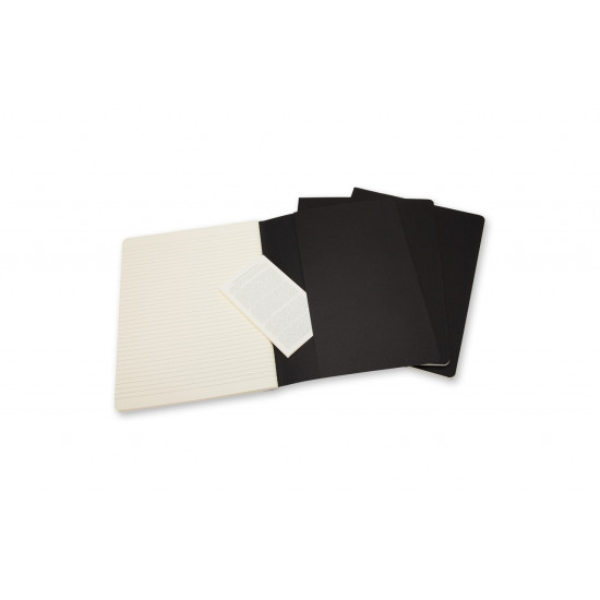 Набор блокнотов Moleskine Cahier, Black, с отрывными листами