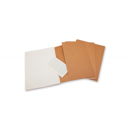 Блокнот Moleskine Cahier, Brown, Отрывные листы
