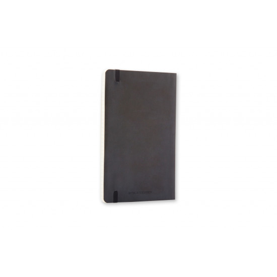 Piezīmju grāmata Moleskine Classic 13x21cm, 192 lapas, līniju, mīkstos vākos, melna
