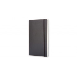 Piezīmju grāmata Moleskine Classic 13x21cm, 192 lapas, rūtiņu, mīkstos vākos, melna