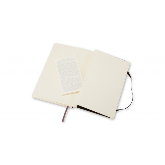 Piezīmju grāmata Moleskine Classic 13x21cm, 192 lapas, rūtiņu, mīkstos vākos, melna