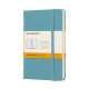 Piezīmju grāmata Moleskine Classic 9x14cm, 192 lapas, līniju, cietos vākos, gaiši zila
