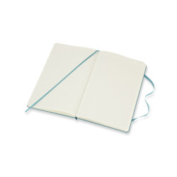 Piezīmju grāmata Moleskine Classic 13x21cm, 192 lapas, līniju, cietos vākos, gaiši zila