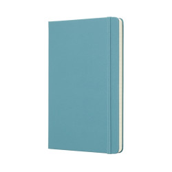 Piezīmju grāmata Moleskine Classic 13x21cm, 192 lapas, līniju, cietos vākos, gaiši zila