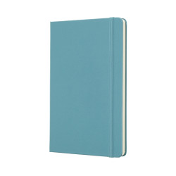 Piezīmju grāmata Moleskine Classic 13x21cm, 192 baltas lapas, cietos vākos, gaiši zila