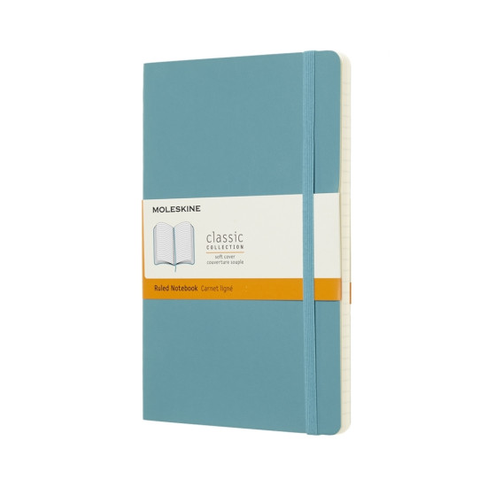 Записная книжка Moleskine Classic, Blue, Плоское раскрытие