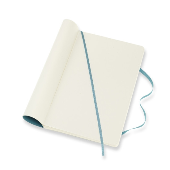 Записная книжка Moleskine Classic Soft Cover, Blue, Плоское раскрытие на 180°