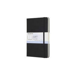 Альбом для акварели Moleskine Art Collection, Black, Лежит Плоско