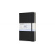 Skiču grāmata Moleskine A5, 13x21cm, 200g/m², akvareļu, cietos vākos, melna