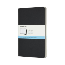 Piezīmju grāmata Moleskine Cahier, 13x21cm, punktiņi, mīkstie vāki, melni
