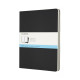 Piezīmju grāmata Moleskine Cahier, 19x25cm, mīksti vāki, 3gab/iep, melna