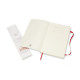 Блокнот Moleskine Classic Soft Cover, Red, Раскладывается на 180°